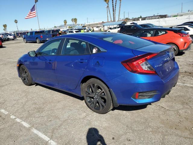 2HGFC2F82LH570528 - 2020 HONDA CIVIC SPORT 蓝色 照片 2