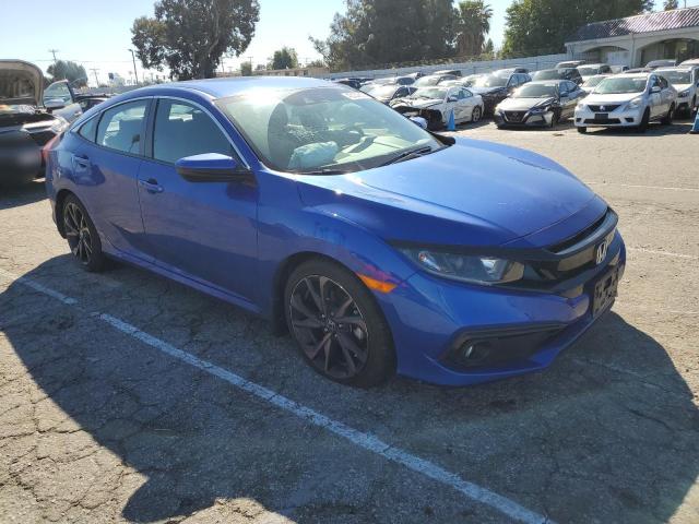 2HGFC2F82LH570528 - 2020 HONDA CIVIC SPORT 蓝色 照片 4
