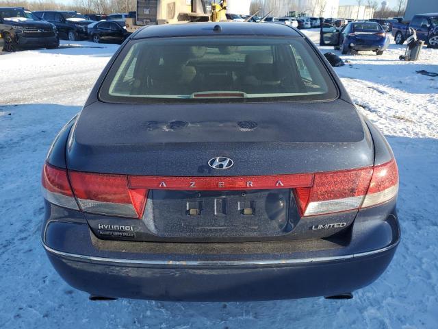 KMHFC46FX7A203837 - 2007 HYUNDAI AZERA SE BLUE photo 6