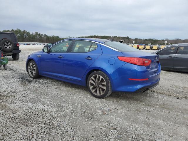 5XXGR4A69FG386486 - 2015 KIA OPTIMA SX BLUE photo 2