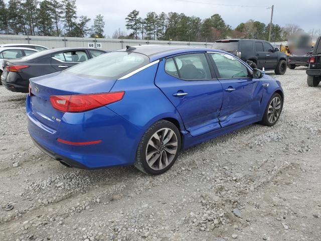 5XXGR4A69FG386486 - 2015 KIA OPTIMA SX BLUE photo 3