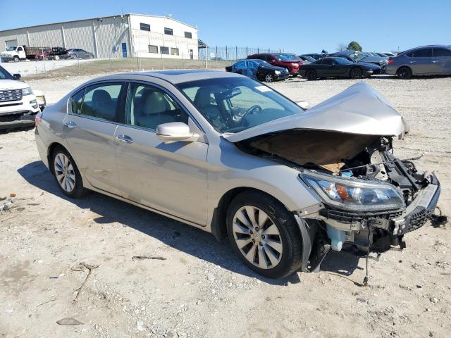 1HGCR2F80DA076444 - 2013 HONDA ACCORD EXL BEIGE photo 4