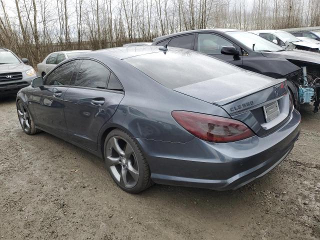 WDDLJ9BB1CA020680 - 2012 MERCEDES-BENZ CLS 550 4MATIC BLUE photo 2