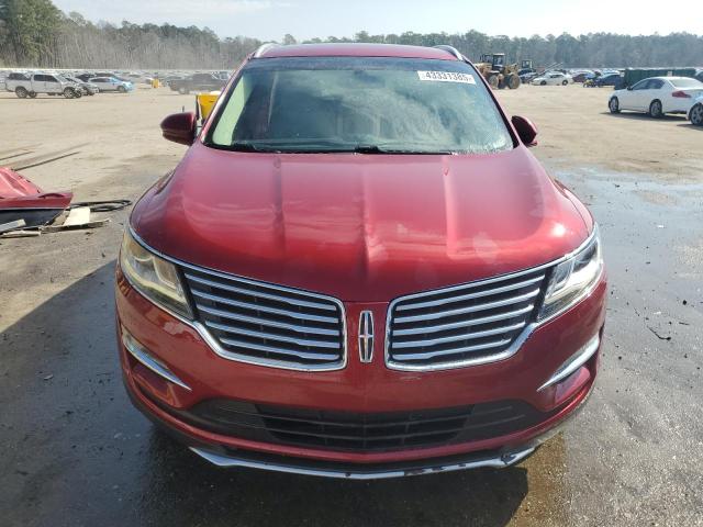 5LMCJ2C95GUJ30254 - 2016 LINCOLN MKC SELECT 勃艮第红 照片 5