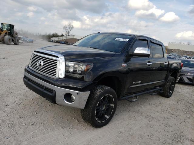 5TFHW5F17BX198245 - 2011 TOYOTA TUNDRA CREWMAX LIMITED BLACK photo 1