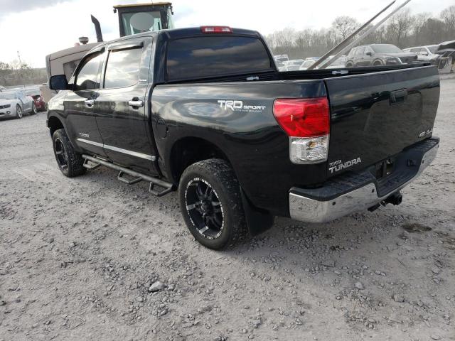 5TFHW5F17BX198245 - 2011 TOYOTA TUNDRA CREWMAX LIMITED BLACK photo 2