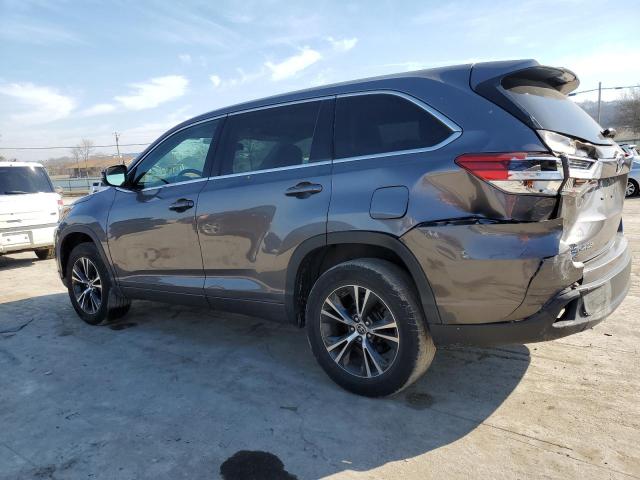 5TDZZRFH4JS237328 - 2018 TOYOTA HIGHLANDER LE GRAY photo 2