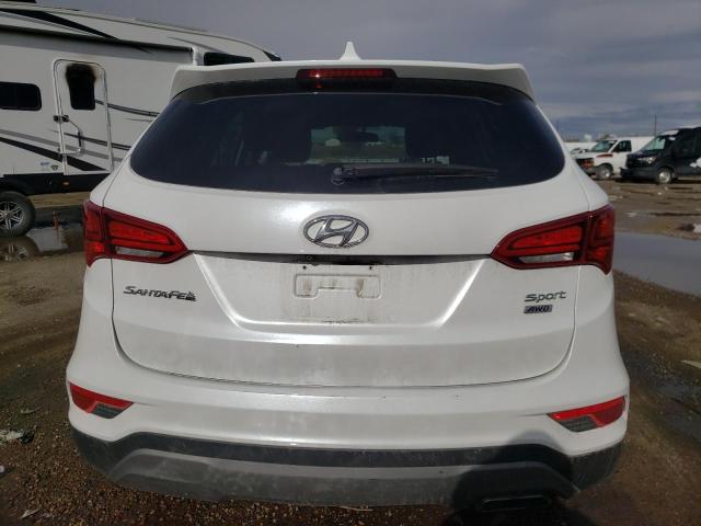 5XYZTDLB9HG381890 - 2017 HYUNDAI SANTA FE S WHITE photo 6