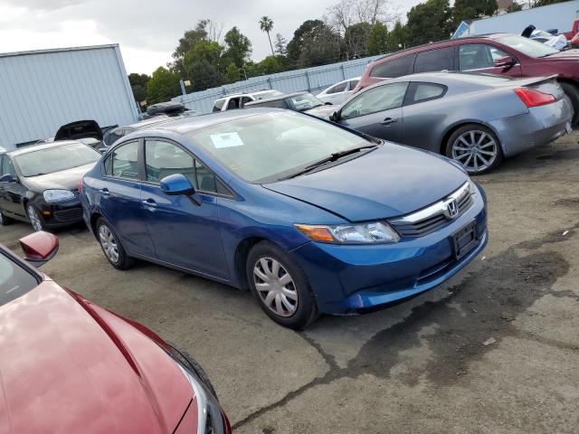 19XFB2F5XCE352601 - 2012 HONDA CIVIC LX BLUE photo 4