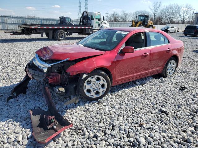 3FAHP0HAXBR296438 - 2011 FORD FUSION SE RED photo 1