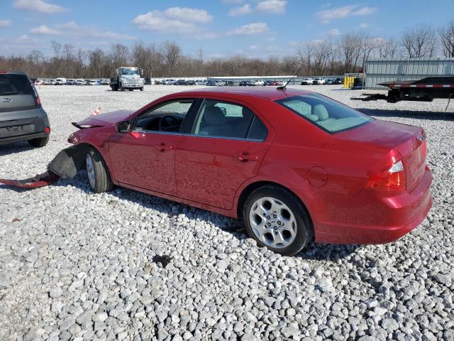 3FAHP0HAXBR296438 - 2011 FORD FUSION SE RED photo 2