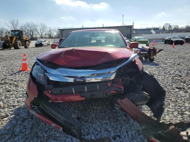 3FAHP0HAXBR296438 - 2011 FORD FUSION SE RED photo 5