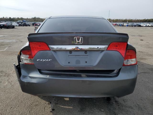 2HGFA16639H354744 - 2009 HONDA CIVIC LX-S 灰色 照片 6