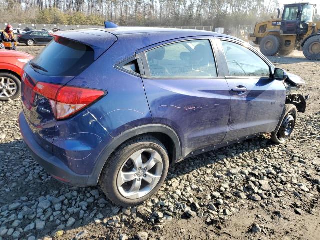 3CZRU6H32GM728675 - 2016 HONDA HR-V LX BLUE photo 3