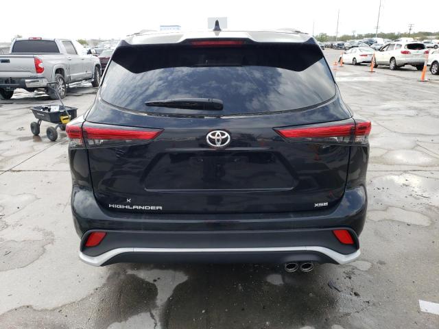 5TDLZRAH4MS071202 - 2021 TOYOTA HIGHLANDER XSE BLACK photo 6