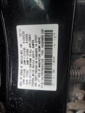 1HGCR2F5XEA007039 - 2014 HONDA ACCORD SPORT BLACK photo 12