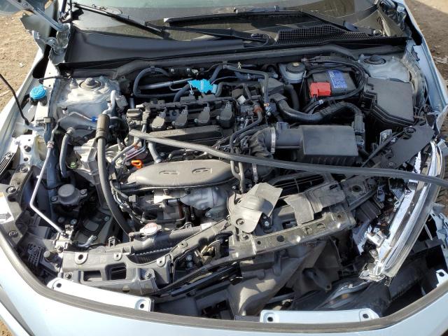 2HGFE1F78NH307412 - 2022 HONDA CIVIC EX BLUE photo 11