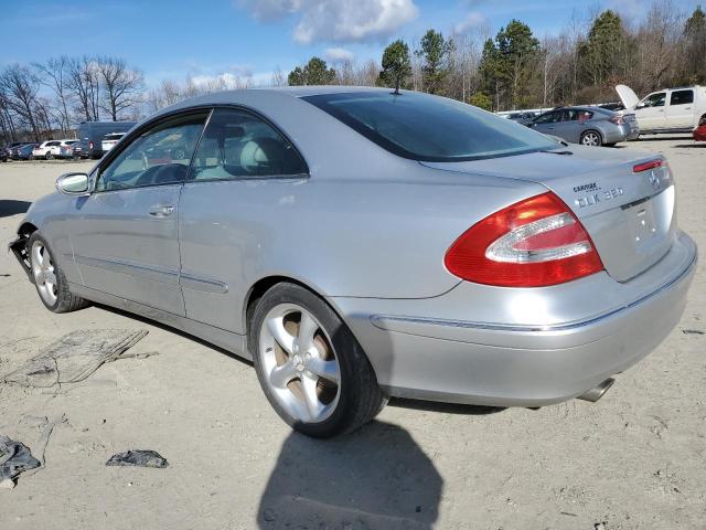 WDBTJ65JX5F124651 - 2005 MERCEDES-BENZ CLK 320C SILVER photo 2