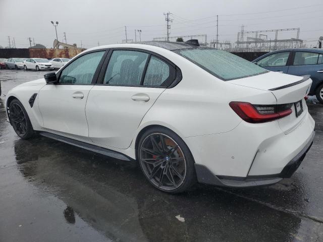 WBS33AY07NFM40924 - 2022 BMW M3 COMPETITION WHITE photo 2