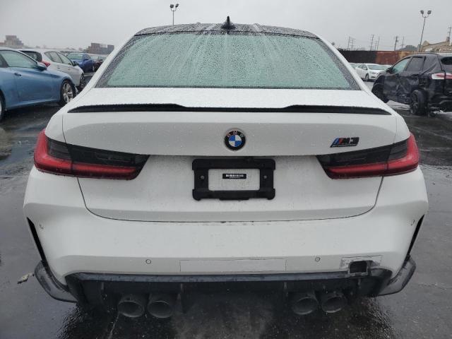 WBS33AY07NFM40924 - 2022 BMW M3 COMPETITION WHITE photo 6