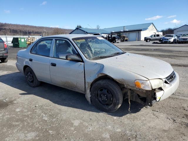 1NXBR12E11Z496123 - 2001 TOYOTA COROLLA CE SILVER photo 4