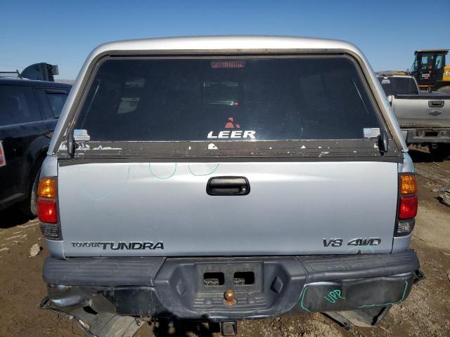 5TBBT4414YS111825 - 2000 TOYOTA TUNDRA ACCESS CAB SILVER photo 6