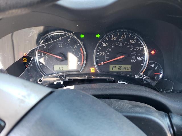 2T1BU4EE0BC578178 - 2011 TOYOTA COROLLA BASE RED photo 9