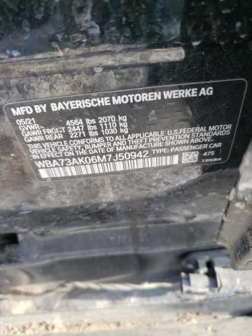 WBA73AK06M7J50942 - 2021 BMW 228XI Siyah fotoğraf 12