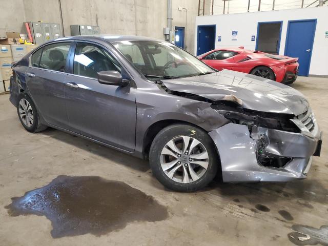 1HGCR2F30EA117306 - 2014 HONDA ACCORD LX GRAY photo 4