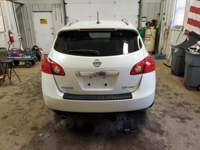 JN8AS5MV9DW129198 - 2013 NISSAN ROGUE S WHITE photo 6