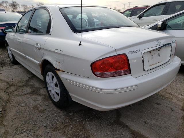 KMHWF25H64A007288 - 2004 HYUNDAI SONATA WHITE photo 2