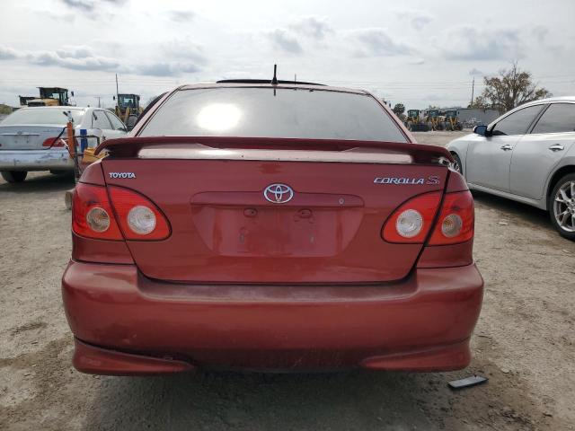 2T1BR32E86C612728 - 2006 TOYOTA COROLLA CE MAROON photo 6