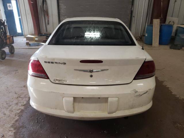 1C3EL46X86N209964 - 2006 CHRYSLER SEBRING WHITE photo 6