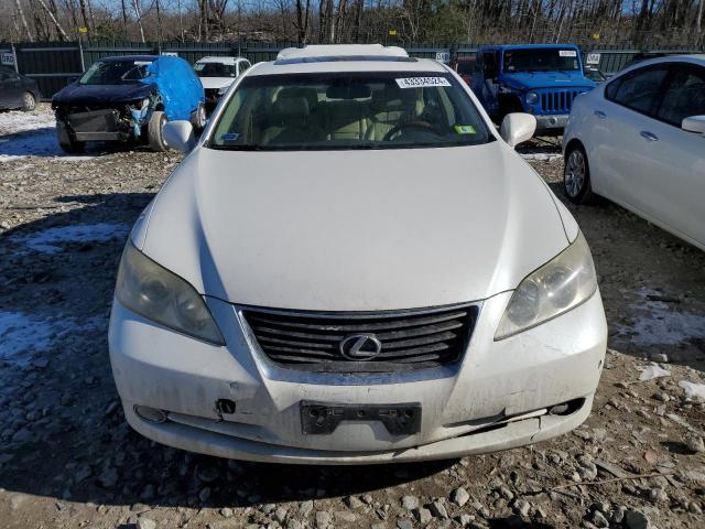 JTHBJ46G972016079 - 2007 LEXUS ES 350 WHITE photo 5