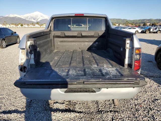 2HJYK16586H526060 - 2006 HONDA RIDGELINE RTL SILVER photo 6