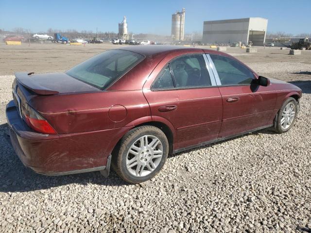 1LNHM87A14Y641777 - 2004 LINCOLN LS MAROON photo 3