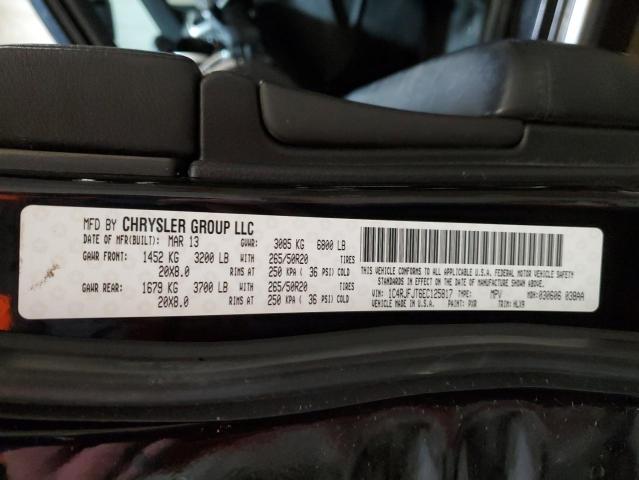 1C4RJFJT6EC125817 - 2014 JEEP GRAND CHER SUMMIT შავი ფოტო 12