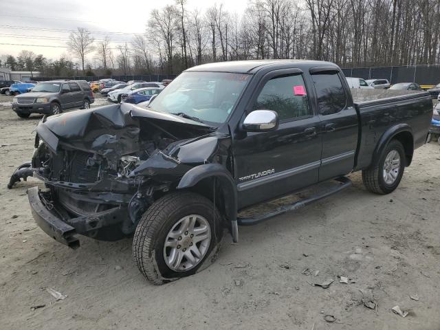 5TBBT44183S437930 - 2003 TOYOTA TUNDRA ACCESS CAB SR5 BLACK photo 1