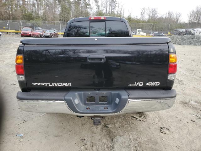 5TBBT44183S437930 - 2003 TOYOTA TUNDRA ACCESS CAB SR5 BLACK photo 6