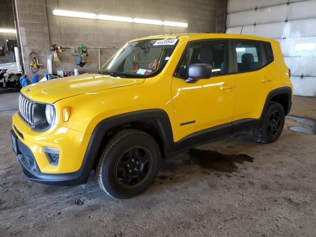 ZACNJBAB2KPJ75181 - 2019 JEEP RENEGADE SPORT YELLOW photo 1