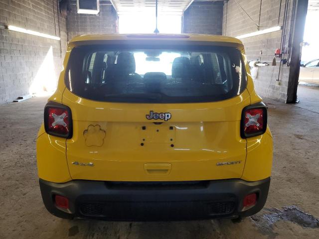 ZACNJBAB2KPJ75181 - 2019 JEEP RENEGADE SPORT YELLOW photo 6