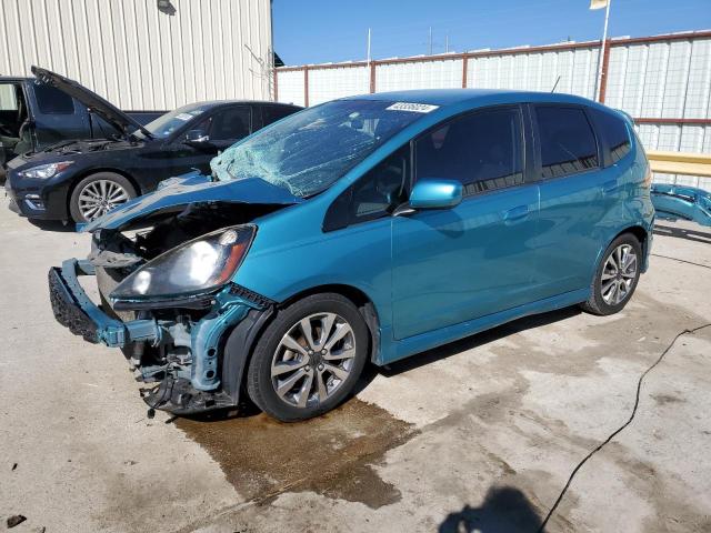 JHMGE8H50CC027344 - 2012 HONDA FIT SPORT TURQUOISE photo 1