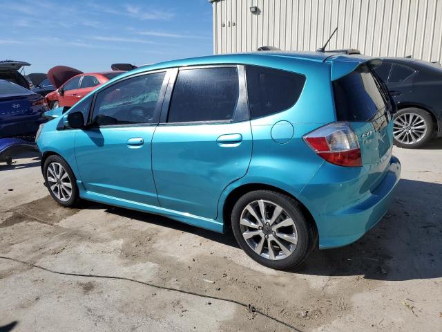 JHMGE8H50CC027344 - 2012 HONDA FIT SPORT TURQUOISE photo 2
