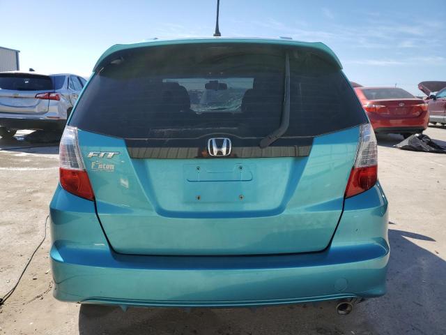 JHMGE8H50CC027344 - 2012 HONDA FIT SPORT TURQUOISE photo 6