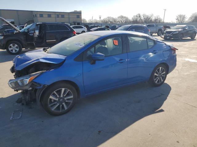 3N1CN8EV5ML841020 - 2021 NISSAN VERSA SV BLUE photo 1