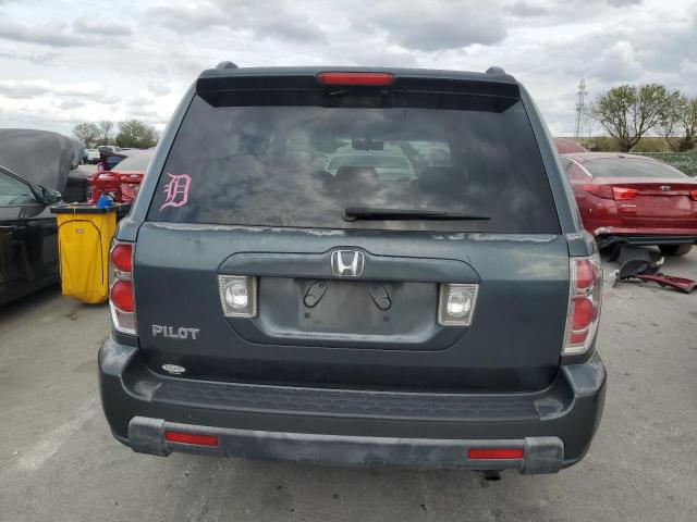 5FNYF28576B034296 - 2006 HONDA PILOT EX GRAY photo 6