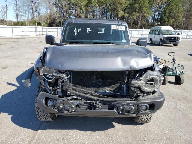 1FMEE5DP9NLB48418 - 2022 FORD BRONCO BASE GRAY photo 5