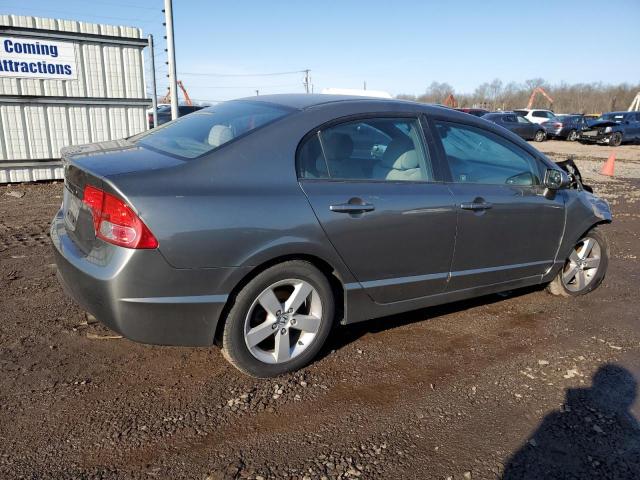 1HGFA16887L139846 - 2007 HONDA CIVIC EX GRAY photo 3