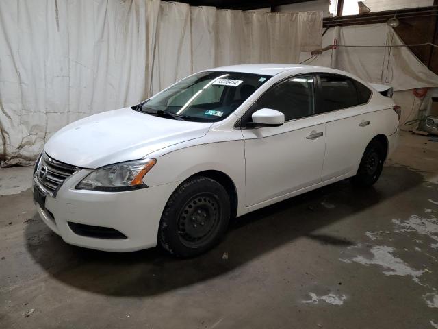 3N1AB7AP2EL665899 - 2014 NISSAN SENTRA S WHITE photo 1