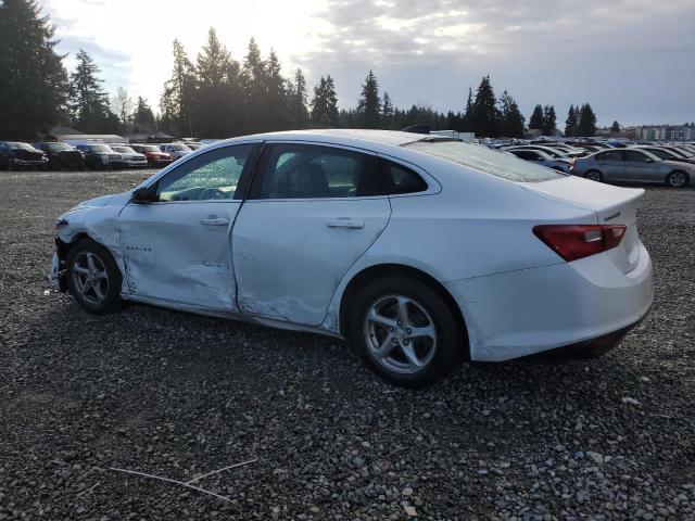 1G1ZC5ST2GF295556 - 2016 CHEVROLET MALIBU LS WHITE photo 2